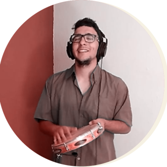 Facundo Berjelí. Percubaterista